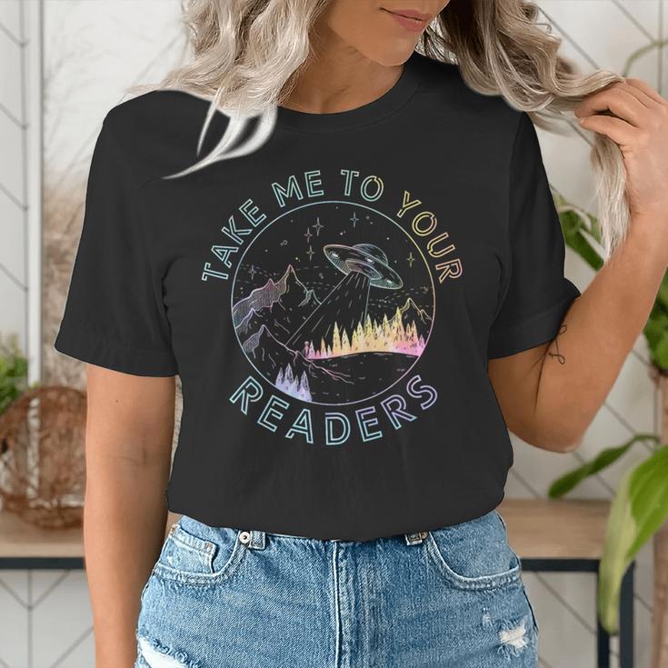 Take Reading English Teacher Library Alien Space T-S Tie Dye Women's T-Shirt, English Teacher Shirts, funny gift