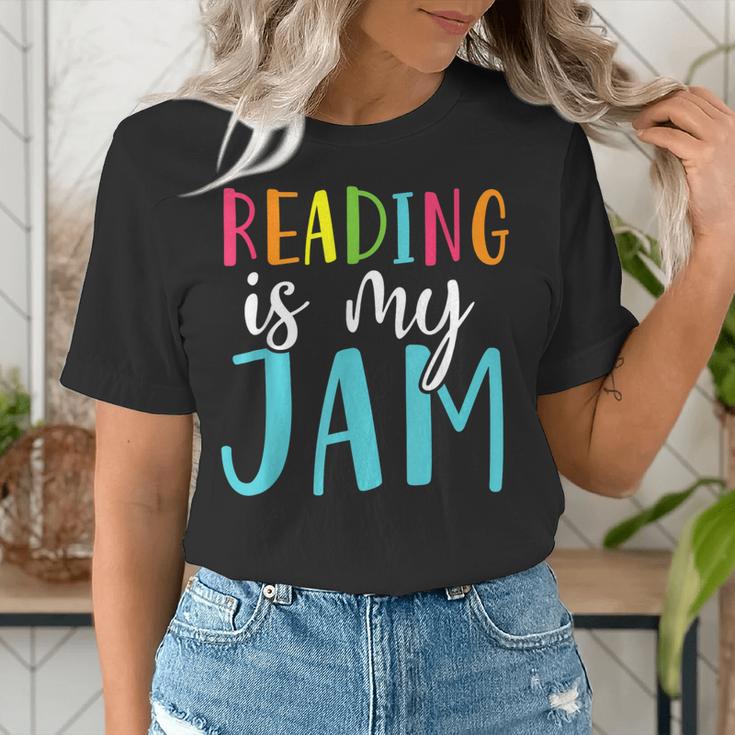 Reading Is My Jam Back To School Teacher Women's T-Shirt, funny gift Reading Is My Jam Back To School Teacher Women's T-Shirt, funny gift