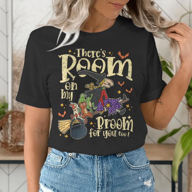 There's Room On My Broom For You Too Teacher Halloween Women's T-Shirt, funny gift There's Room On My Broom For You Too Teacher Halloween Women's T-Shirt, funny gift