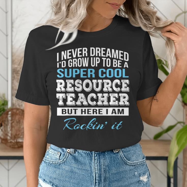 Resource Teacher Tshirt Men Women Women's T-Shirt, funny gift Resource Teacher Tshirt Men Women Women's T-Shirt, funny gift