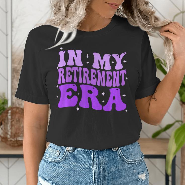 In My Retirement Era Groovy Retired Teacher 2025 Women Women's T-Shirt, Groovy Teacher Shirts, funny gift