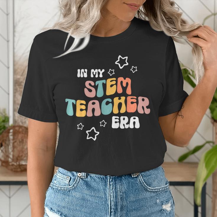 Retro Boho Math Science Professor In My STEM Teacher Era Women's T-Shirt, Science Teacher Shirts, funny gift