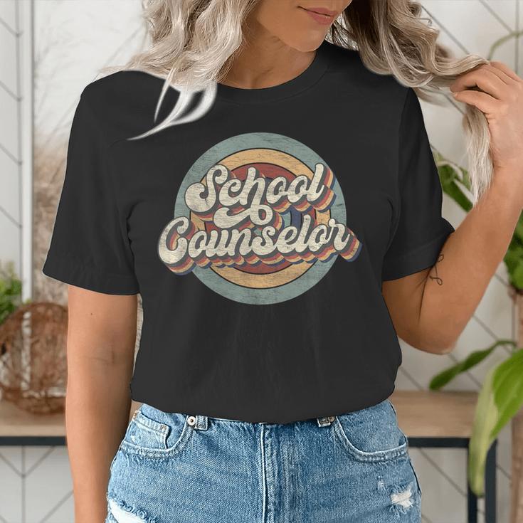 Retro School Counselor Back To School Teacher Squad Crew Women's T-Shirt, funny gift Retro School Counselor Back To School Teacher Squad Crew Women's T-Shirt, funny gift