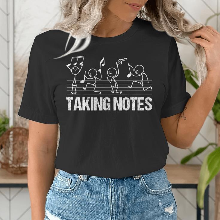 Retro Vintage Musical Taking Notes Teachers Music Love Women's T-Shirt, funny gift Retro Vintage Musical Taking Notes Teachers Music Love Women's T-Shirt, funny gift