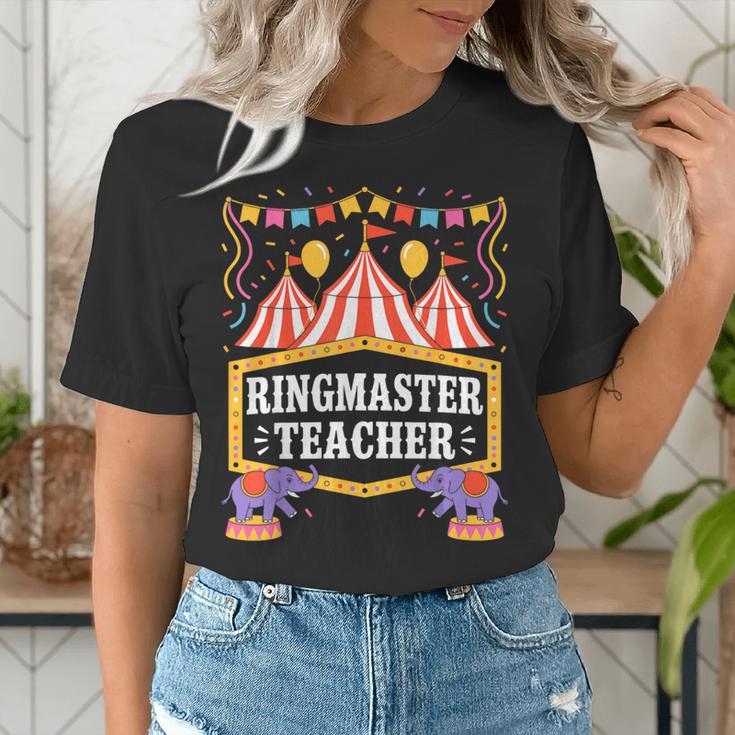 Ringmaster Teacher Circus Party Ringmaster Carnival Women's T-Shirt, funny gift Ringmaster Teacher Circus Party Ringmaster Carnival Women's T-Shirt, funny gift
