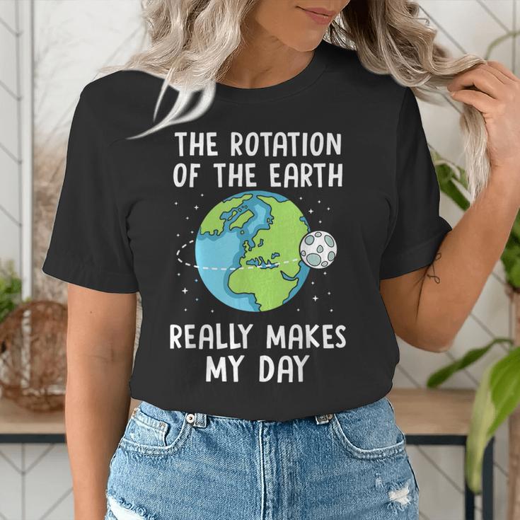 Rotation Of The Earth Makes My Day Science Teacher Earth Day Women's T-Shirt, Science Teacher Shirts, funny gift Rotation Of The Earth Makes My Day Science Teacher Earth Day Women's T-Shirt, Science Teacher Shirts, funny gift