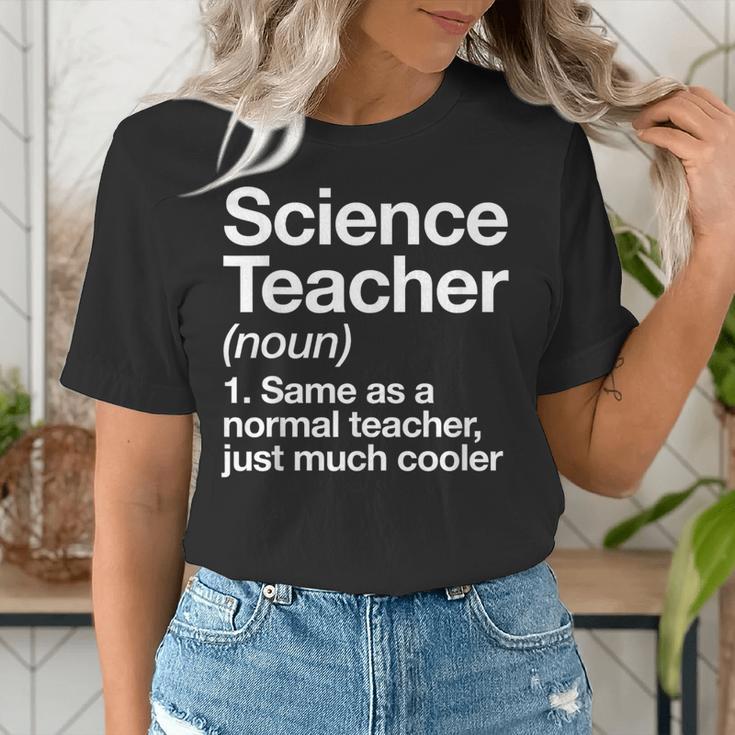 Science Teacher Definition Back To School First Day Women's T-Shirt, Science Teacher Shirts, funny gift Science Teacher Definition Back To School First Day Women's T-Shirt, Science Teacher Shirts, funny gift