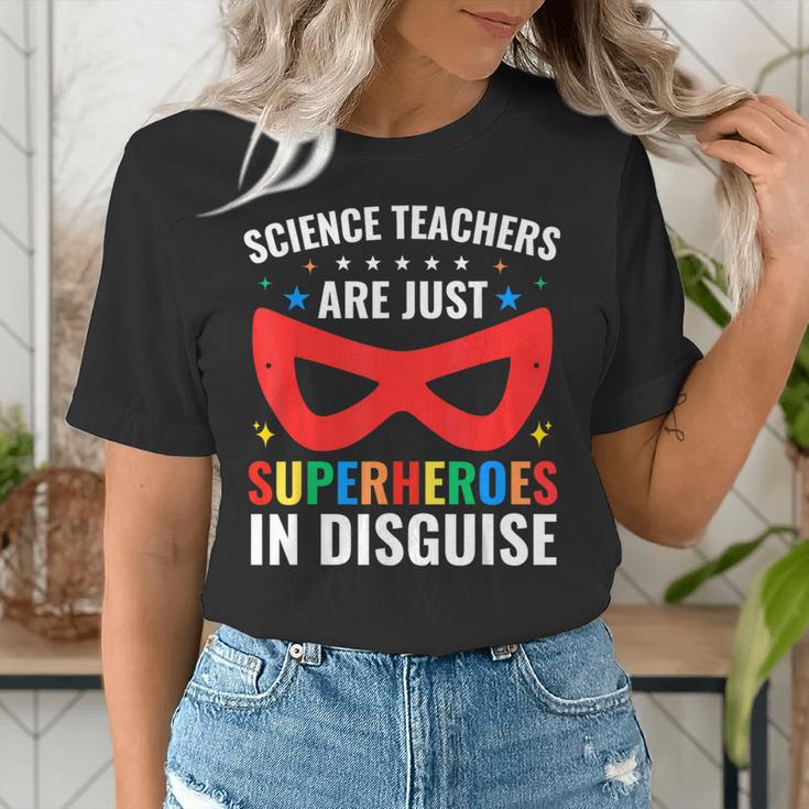 Science Teachers Are Just Superheroes In Disguise Women Men Women's T-Shirt, Science Teacher Shirts, funny gift Science Teachers Are Just Superheroes In Disguise Women Men Women's T-Shirt, Science Teacher Shirts, funny gift