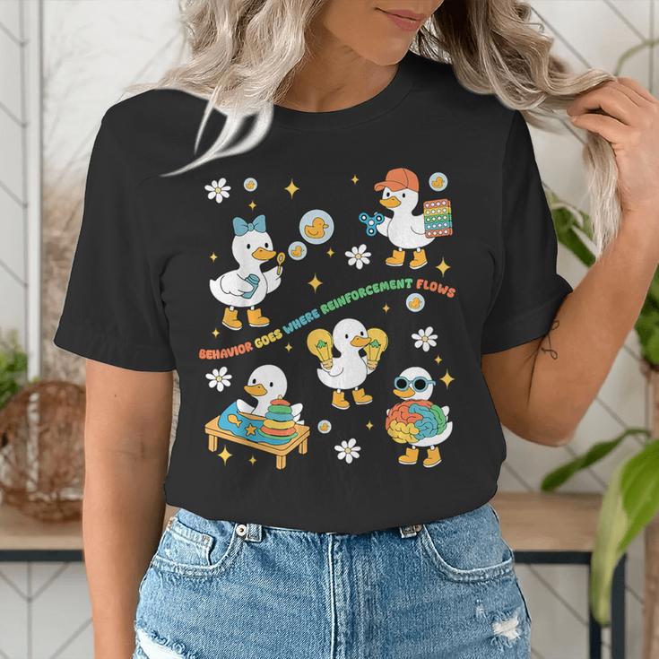 Silly Goose Behavior Analyst RBT ABA Therapy SPED Teacher Women's T-Shirt, funny gift