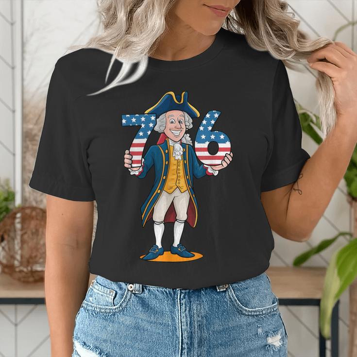 Six Seven 6 7 7 6 George Washington Teacher American Women's T-Shirt, funny gift Six Seven 6 7 7 6 George Washington Teacher American Women's T-Shirt, funny gift