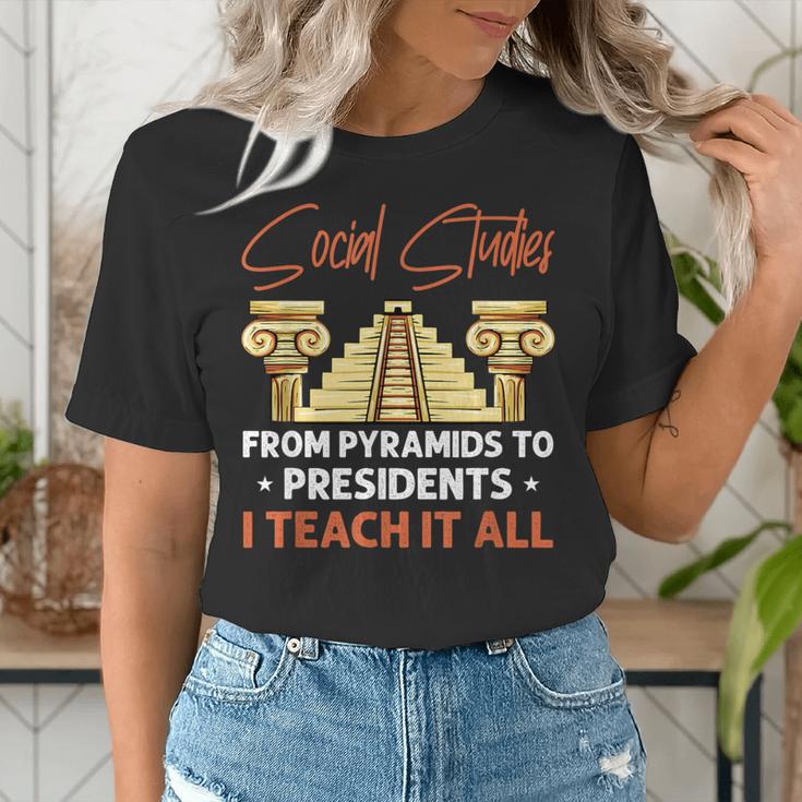Social Studies Teacher World History Teacher Men Women Women's T-Shirt, History Teacher Shirts, funny gift Social Studies Teacher World History Teacher Men Women Women's T-Shirt, History Teacher Shirts, funny gift