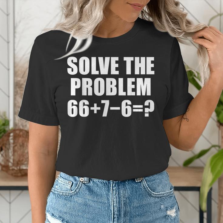 Solve The Problem 67 Meme Six Seven Elementary Math Teacher Women's T-Shirt, funny gift Solve The Problem 67 Meme Six Seven Elementary Math Teacher Women's T-Shirt, funny gift