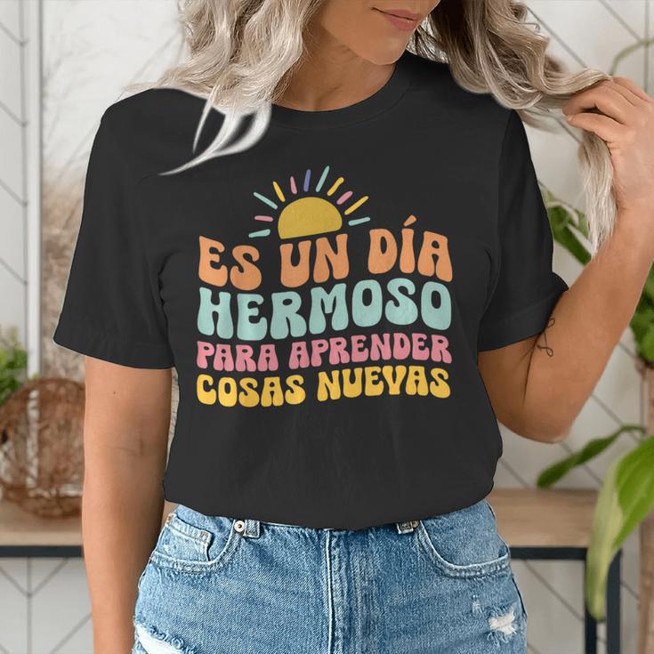 Spanish Multilingual Teacher Dual Languages Bilingual Women's T-Shirt, funny gift Spanish Multilingual Teacher Dual Languages Bilingual Women's T-Shirt, funny gift