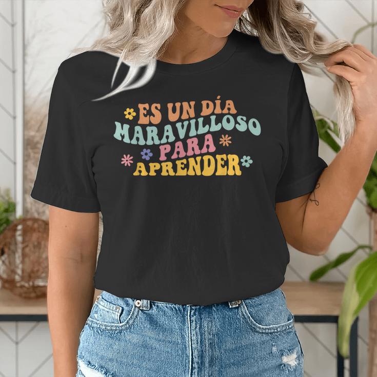 Spanish Teacher Dual Language Bilingual Teacher Cute Preppy Women's T-Shirt, funny gift Spanish Teacher Dual Language Bilingual Teacher Cute Preppy Women's T-Shirt, funny gift