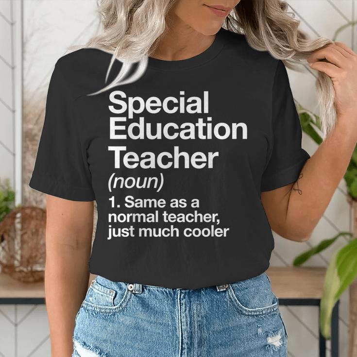 Special Education Teacher Definition Back To School Women's T-Shirt, funny gift Special Education Teacher Definition Back To School Women's T-Shirt, funny gift