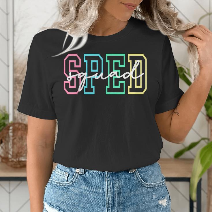 SPED Squad Team SPED Teacher Special Education Teacher Women's T-Shirt, funny gift SPED Squad Team SPED Teacher Special Education Teacher Women's T-Shirt, funny gift
