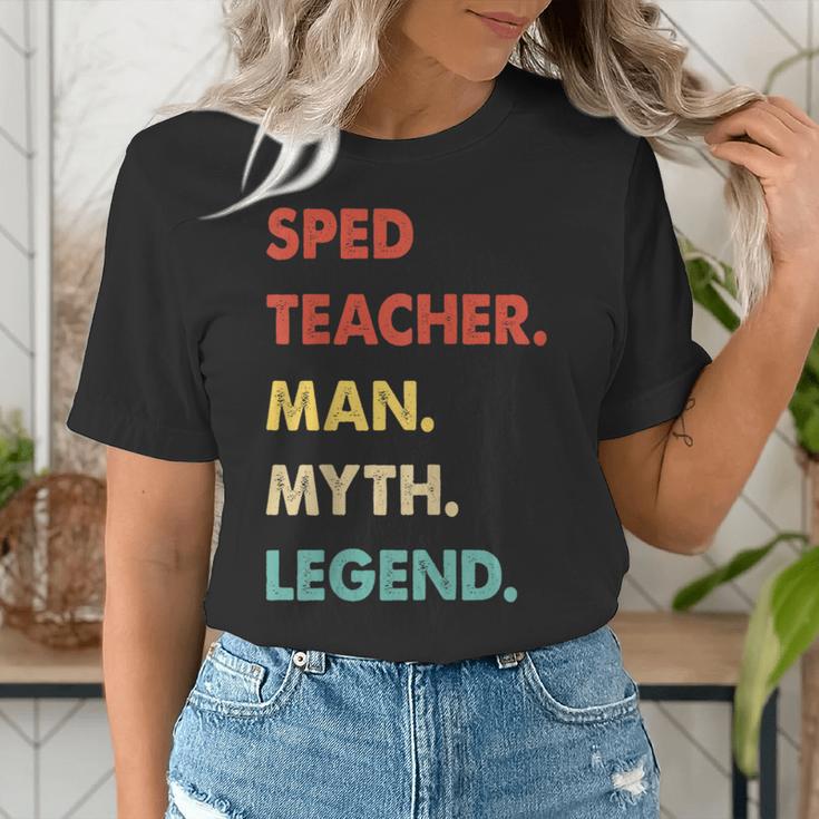 Sped Teacher Man Myth Legend Women's T-Shirt, funny gift