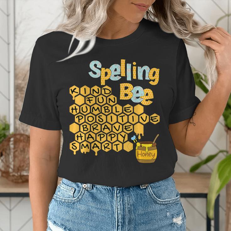 Spelling Bee Kind Positive Kindness Women Teacher Women's T-Shirt, funny gift Spelling Bee Kind Positive Kindness Women Teacher Women's T-Shirt, funny gift