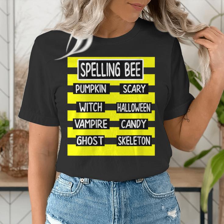 Spelling Bee Pun Halloween Costume For Teachers Women's T-Shirt, funny gift Spelling Bee Pun Halloween Costume For Teachers Women's T-Shirt, funny gift