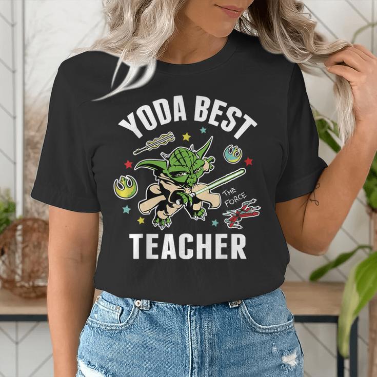 Star Wars Yoda Best Teacher Icons Women's T-Shirt, funny gift