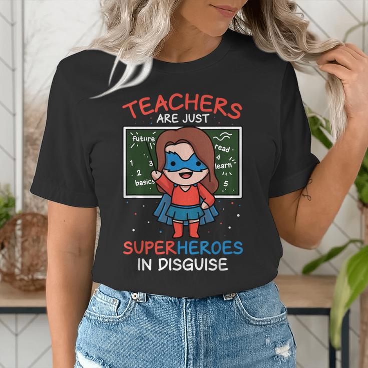 Super Hero Teacher Superheroes In Disguise Women's T-Shirt, Super Teacher Shirts, funny gift Super Hero Teacher Superheroes In Disguise Women's T-Shirt, Super Teacher Shirts, funny gift