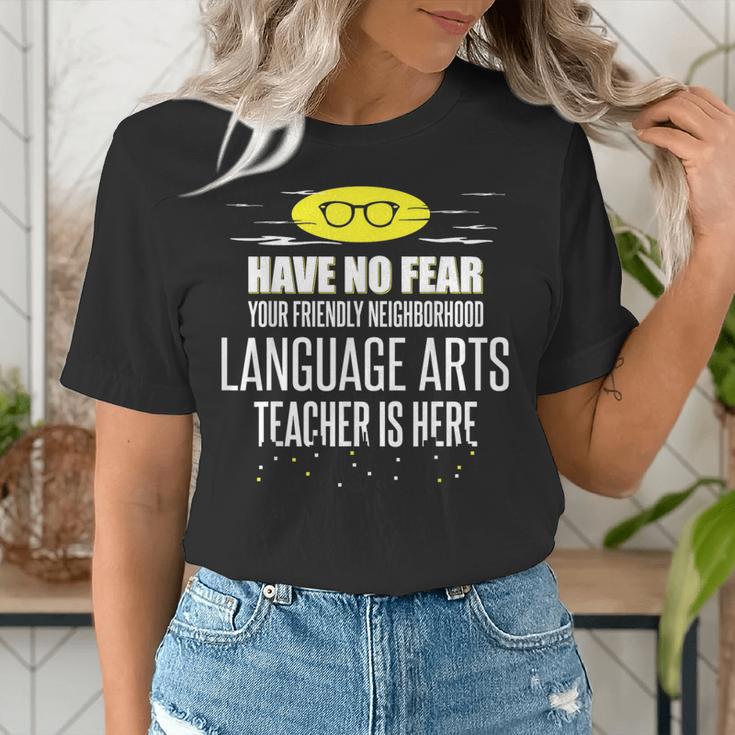 Super Language Arts Teacher Have No Fear T-Shirt Women's T-Shirt, Super Teacher Shirts, funny gift Super Language Arts Teacher Have No Fear T-Shirt Women's T-Shirt, Super Teacher Shirts, funny gift