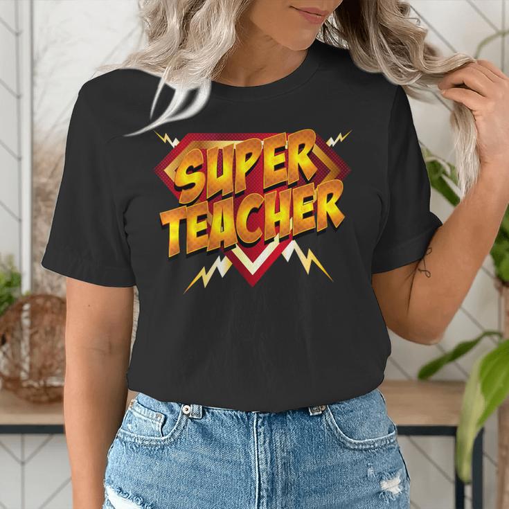 Super Teacher Superhero Back To School Teacher's Women's T-Shirt, Super Teacher Shirts, funny gift