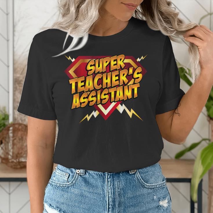 Super Teacher's Assistant Educational Superhero Women's T-Shirt, funny gift Super Teacher's Assistant Educational Superhero Women's T-Shirt, funny gift
