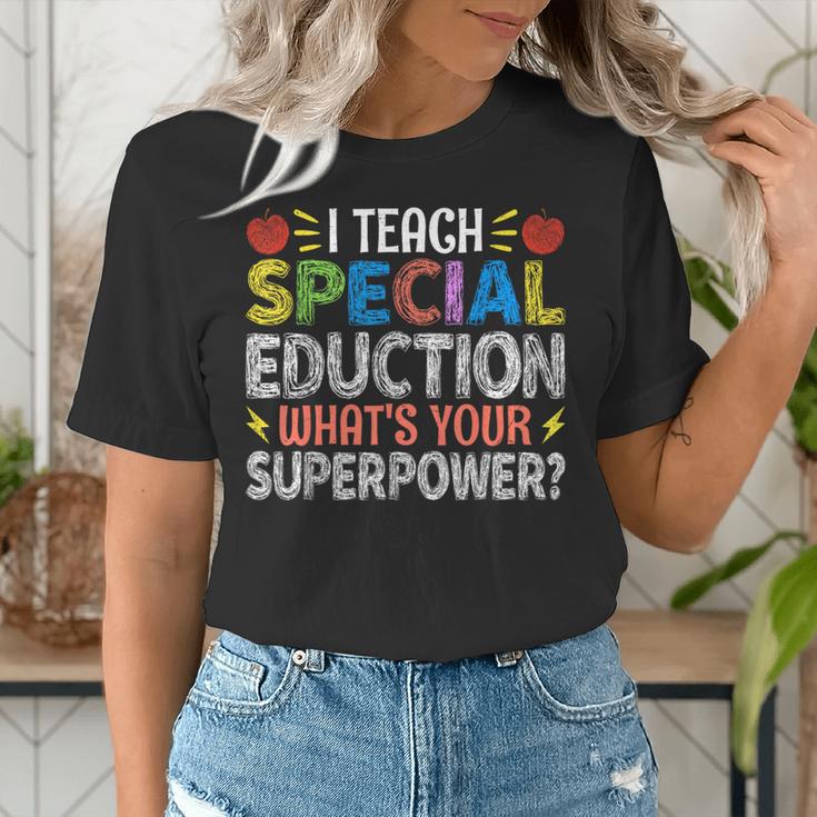 I Teach Special Education SPED Special Education Teacher For Men Women Women's T-Shirt, funny gift I Teach Special Education SPED Special Education Teacher For Men Women Women's T-Shirt, funny gift