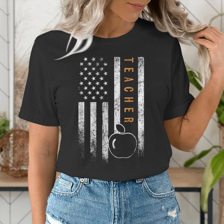 Teacher American Flag Teacher's Day Teaching Women's T-Shirt, funny gift Teacher American Flag Teacher's Day Teaching Women's T-Shirt, funny gift