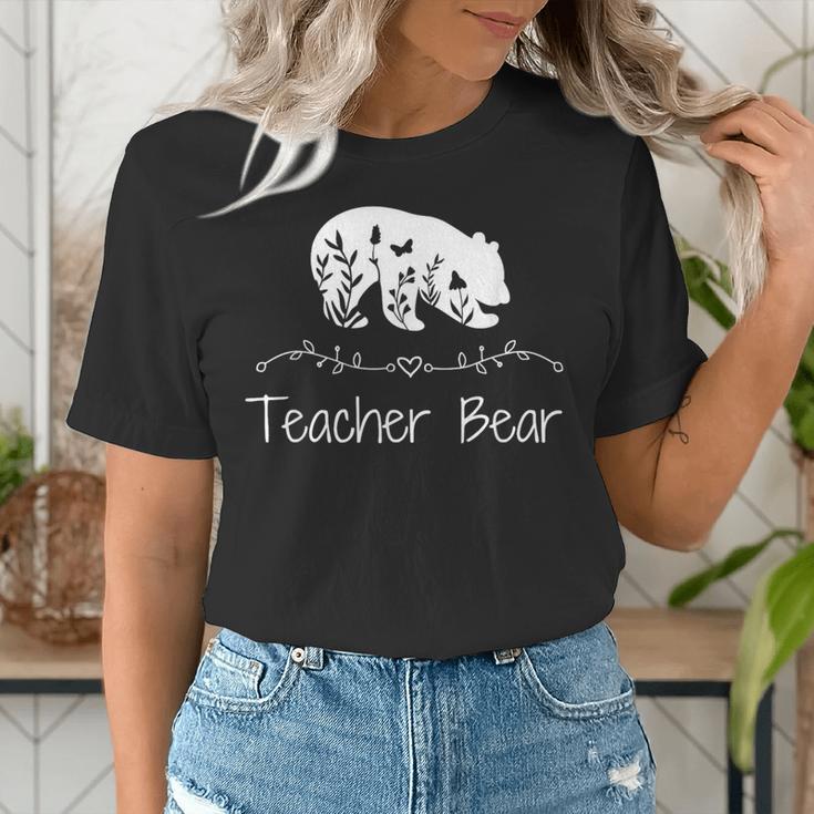 Teacher Bear For Educators Teacher Appreciation Women's T-Shirt, funny gift