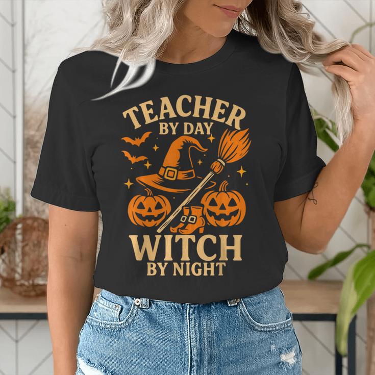 Teacher By Day Witch By Night Halloween Teacher Witch Women's T-Shirt, funny gift Teacher By Day Witch By Night Halloween Teacher Witch Women's T-Shirt, funny gift