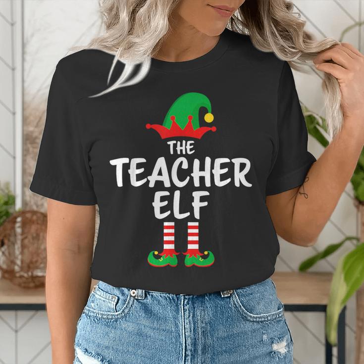 The Teacher Elf Matching Family Christmas Women's T-Shirt, funny gift The Teacher Elf Matching Family Christmas Women's T-Shirt, funny gift