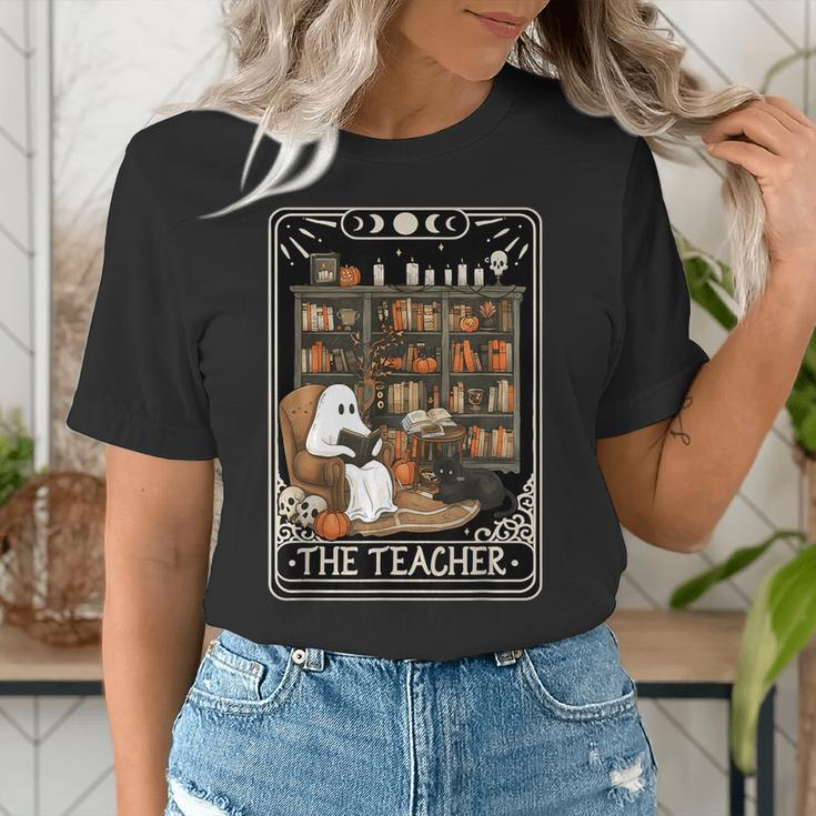 The Teacher Ghost Book Reading Books Lover Halloween Women's T-Shirt, funny gift The Teacher Ghost Book Reading Books Lover Halloween Women's T-Shirt, funny gift