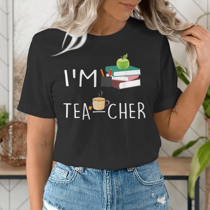 Teacher Puns I'm Tea-Cher Tea Lover Fun Teacher For Men Women Women's T-Shirt, funny gift Teacher Puns I'm Tea-Cher Tea Lover Fun Teacher For Men Women Women's T-Shirt, funny gift