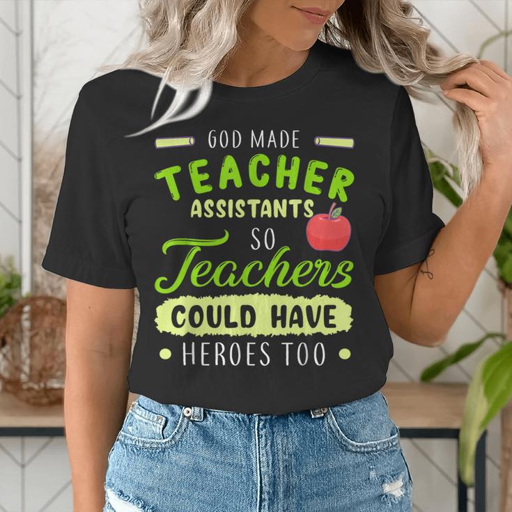Teacher Teaching Assistant Aide Hero Women's T-Shirt, funny gift