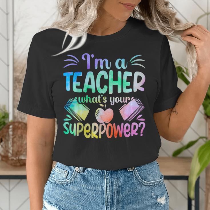 Im A Teacher Whats Your Superpower Teaching Professional Women's T-Shirt, funny gift Im A Teacher Whats Your Superpower Teaching Professional Women's T-Shirt, funny gift