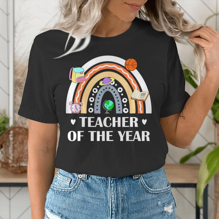 Teacher Of The Year Best Teacher Ever Men Women Women's T-Shirt, funny gift