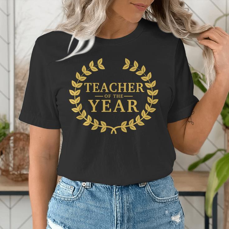Teacher Of The Year Greatest Ever Award Day Women's T-Shirt, funny gift Teacher Of The Year Greatest Ever Award Day Women's T-Shirt, funny gift
