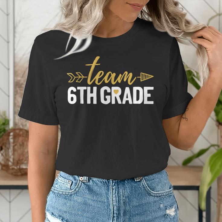Team 6th Grade Hello Sixth Grade Crew Squad Teacher Kids Women's T-Shirt, funny gift Team 6th Grade Hello Sixth Grade Crew Squad Teacher Kids Women's T-Shirt, funny gift