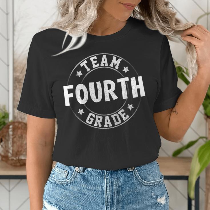 Team Fourth Grade Teacher Student Back To School 4th Grade Women's T-Shirt, 4th Grade Teacher Shirts, funny gift Team Fourth Grade Teacher Student Back To School 4th Grade Women's T-Shirt, 4th Grade Teacher Shirts, funny gift