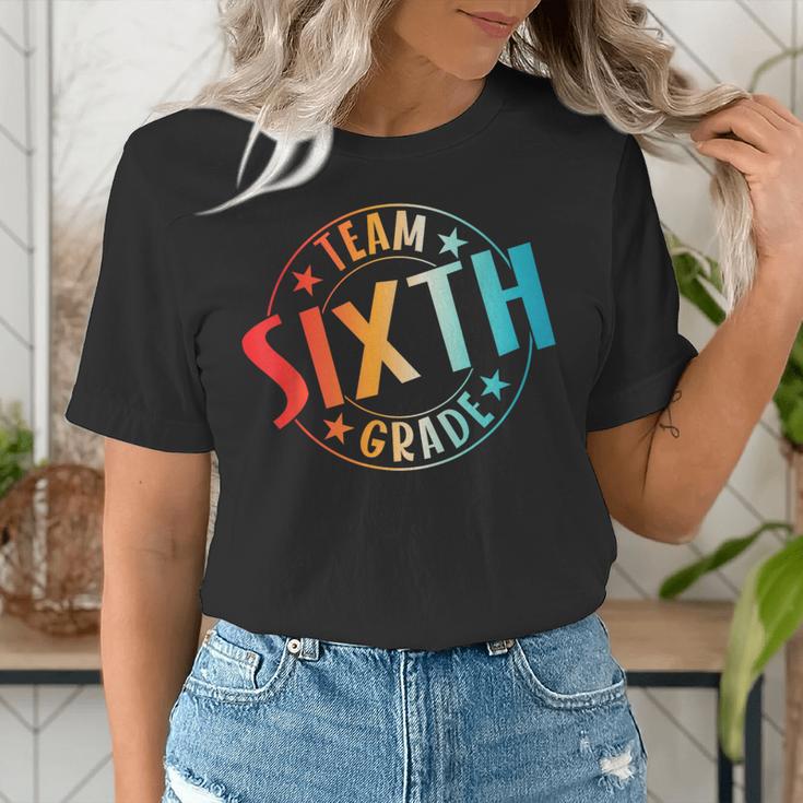 Team Sixth Grade Teacher Student Back To School 6th Grade Women's T-Shirt, funny gift