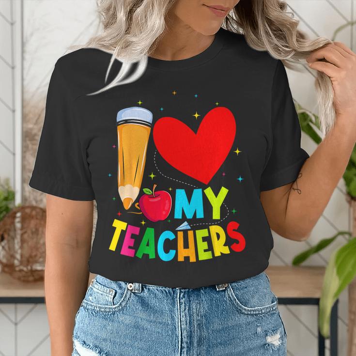 Teens Graduation I Heart My Teachers I Love My Teachers Women's T-Shirt, funny gift Teens Graduation I Heart My Teachers I Love My Teachers Women's T-Shirt, funny gift