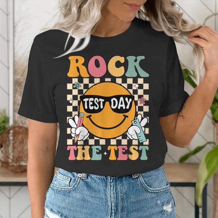 Test Day Rock The Test Teacher Testing Day You Got This Women's T-Shirt, funny gift Test Day Rock The Test Teacher Testing Day You Got This Women's T-Shirt, funny gift
