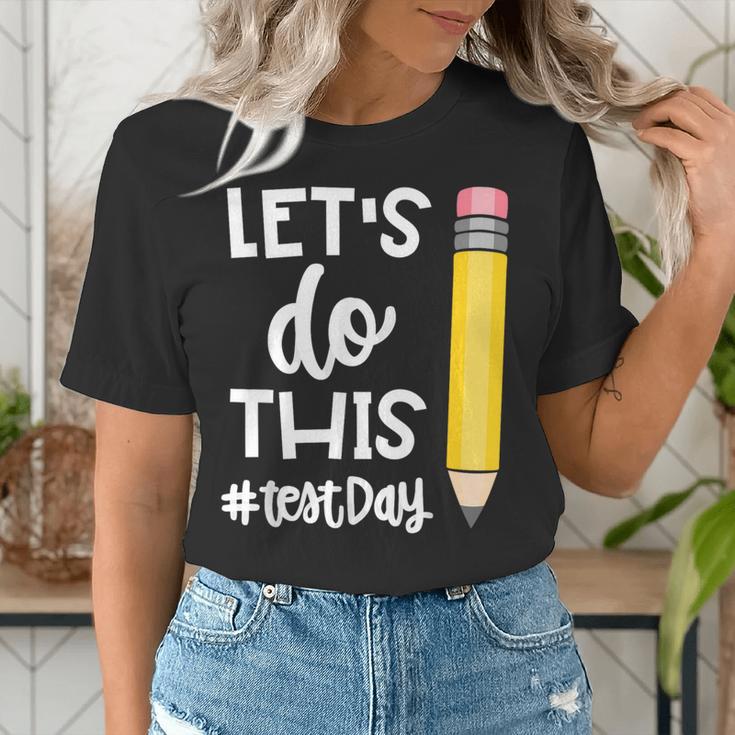Lets Do This Test Day State Testing Teacher Motivational Women's T-Shirt, funny gift Lets Do This Test Day State Testing Teacher Motivational Women's T-Shirt, funny gift