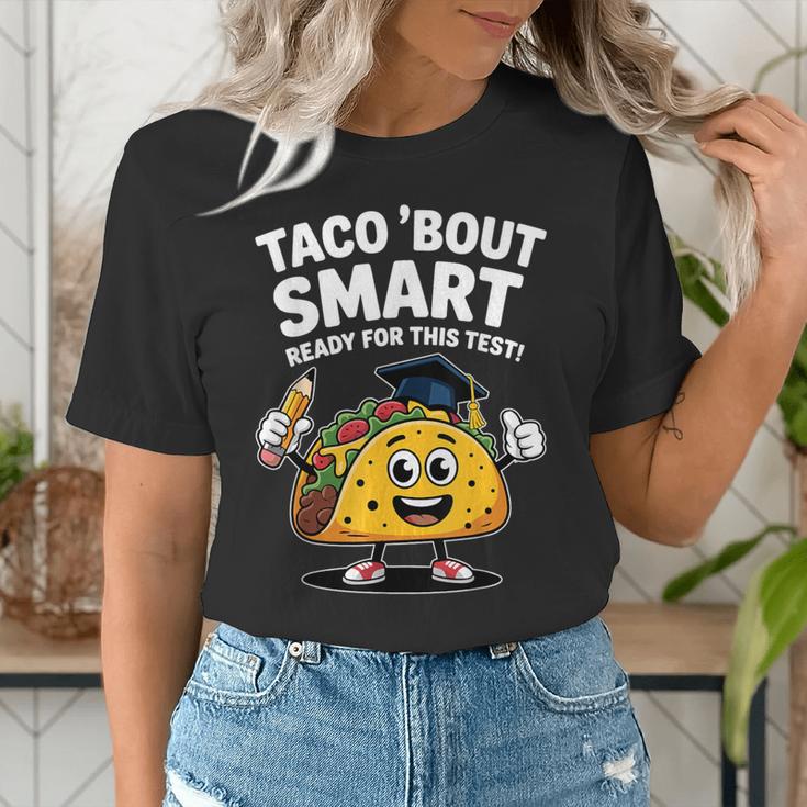 Test Day Teacher Shirt Motivational Testing Day Taco Testing Women's T-Shirt, funny gift