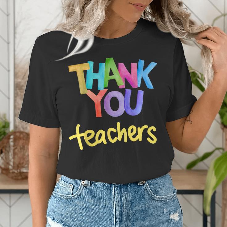 Thank You Teacher Appreciation Graduation Men Women Girls Kids Women's T-Shirt, funny gift Thank You Teacher Appreciation Graduation Men Women Girls Kids Women's T-Shirt, funny gift