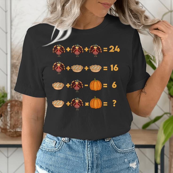 Thanksgiving Order Of Operations Turkey Quiz Math Teacher Women's T-Shirt, funny gift Thanksgiving Order Of Operations Turkey Quiz Math Teacher Women's T-Shirt, funny gift