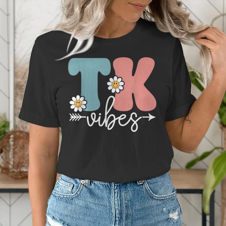 TK Vibes Back To School Teachers Students TK Team Women's T-Shirt, funny gift