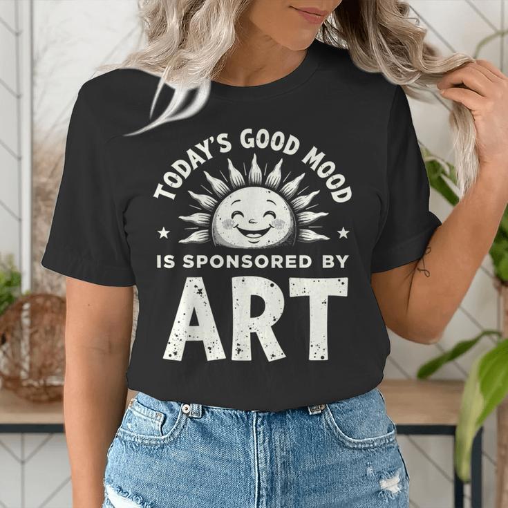 Today’s Good Mood Is Sponsored By Art Teacher Sun Tee Women's T-Shirt, funny gift Today’s Good Mood Is Sponsored By Art Teacher Sun Tee Women's T-Shirt, funny gift